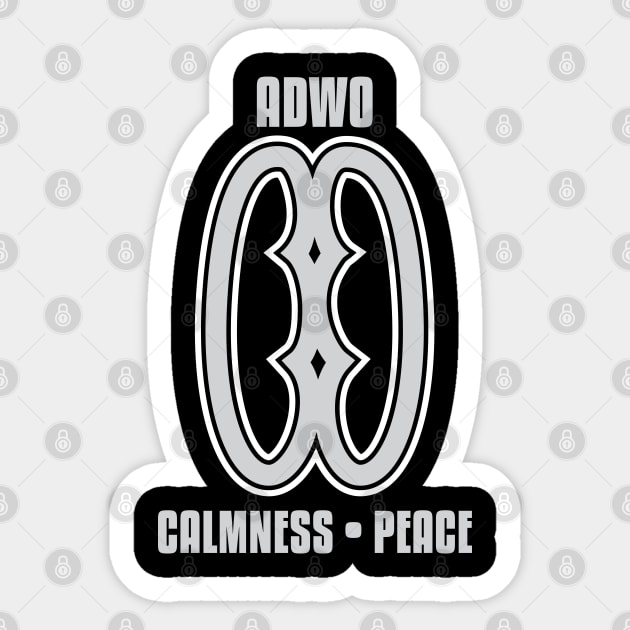 Adwo | Adinkra Symbol | African | African American | Black Lives Sticker by UrbanLifeApparel
